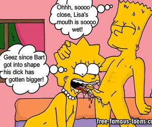 Bart and lisa simpsons..