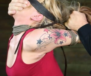 Tattooed female Dahlia Sky..